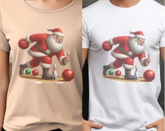 Christmas Santa Claus Bowling png funny Christmas Bowling png funny Santa Bowling png sublimation funny Christmas funny Santa christmas