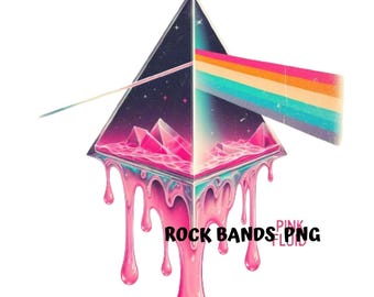 Vintage Pink Rock Shirt PNG: Shirt Design (Digital Download)