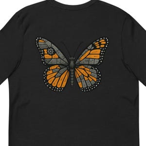 Chemise monarque mécanique – T-shirt papillon Nature vs Technology