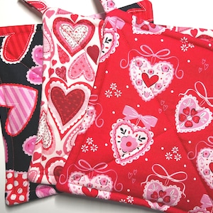 Valentine's Day Potholder Set of 2