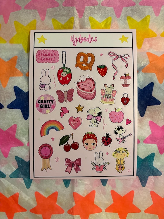 trinket lover sticker sheet