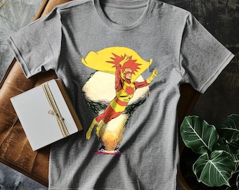 Atoman Comic Book Graphic T-Shirt, Soft Superhero Tee