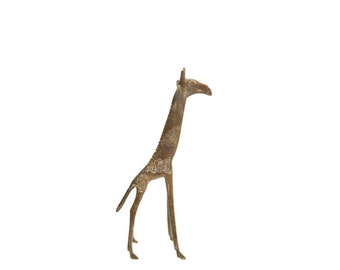 DISCOUNTED Small Vintage African Bronze Giraffe