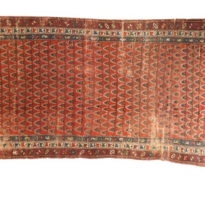 4x8 Antique Caucasian Rug Runner