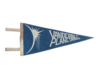 Vintage Vanderbilt Planetarium Felt Flag