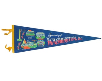 Vintage Washington DC Felt Flag