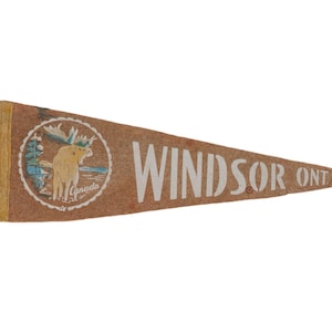 Windsor Ontario Felt Flag Pennant