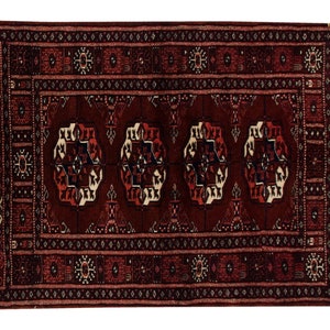 2x3 Vintage Fine Bokhara Rug Mat
