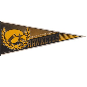 Iowa Hawkeyes Felt Flag Pennant