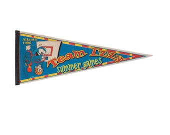 Banderín de bandera de fieltro del equipo Izzy Summer Games Atlanta 1996