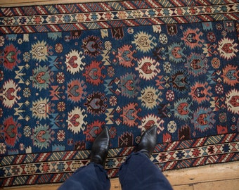 DISCOUNTED 3.5x5.5 Antique Caucasian Rug