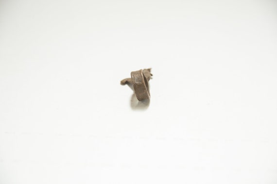 Vintage African Bronze Rooster Ring - image 4