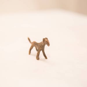 DISCOUNTED Vintage Tiny Cheetah Bronze Gold Weight image 2