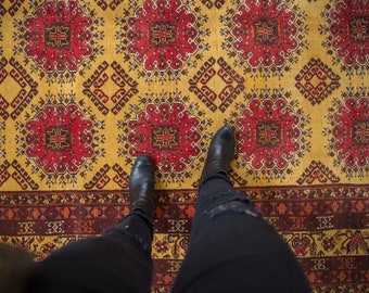 7x9.5 Vintage Daulatabad Carpet