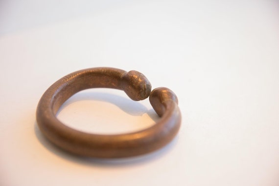 Antique African Snake Cuff Bracelet - image 3