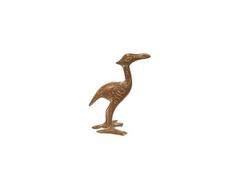 Vintage Secretary Bird Bronze Gold Weight