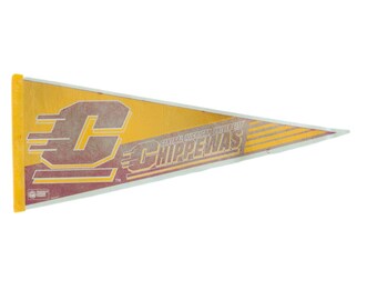 Central Michigan University Chippewas Felt Flag Pennant