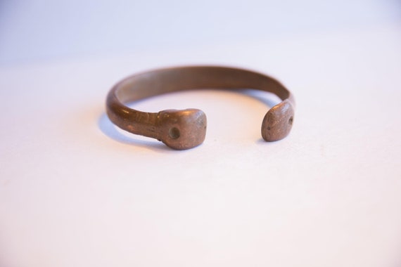 Antique African Snake Cuff Bracelet - image 5