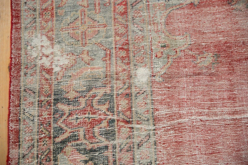 DISCOUNTED 8.5x11.5 Vintage Distressed Oushak Carpet image 9