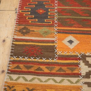 DISCOUNTED 3x5 New Patchwork Kilim Rug image 4