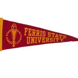 Ferris State University Felt Flag Pennant