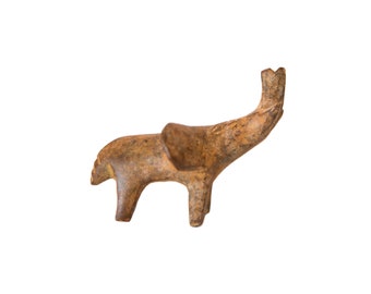 Afrikanischer Mini Bronze Elefant mit rostiger Patina