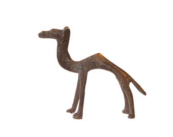 Vintage African Bronze Casting of Camel