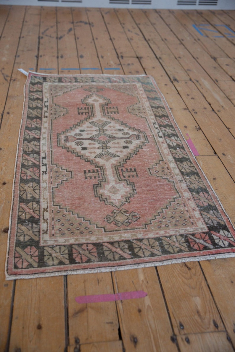 2.5x5 Vintage Distressed Oushak Rug Runner image 5