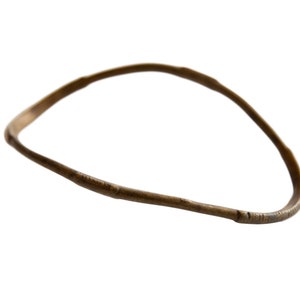 Antique African Bronze Curved Artifact