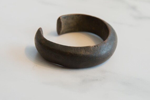 Antique African Copper Alloy Bracelet - image 2