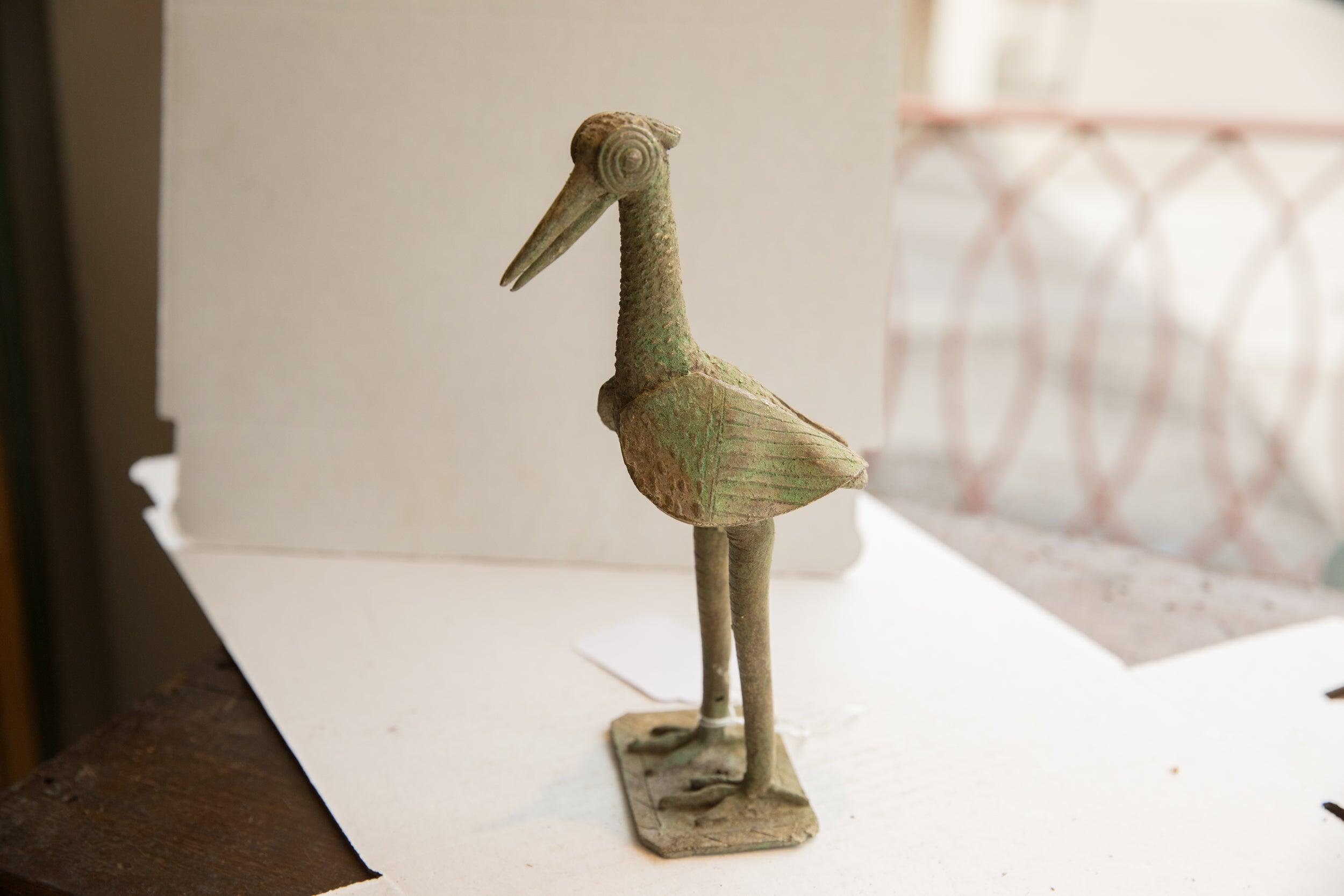 ヴィンテージアフリカの鳥の彫刻 - Etsy 日本