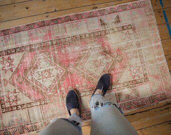 DISCOUNTED 3x5 Vintage Distressed Oushak Rug