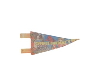 Florida Cypress Gardens Felt Flag Pennant