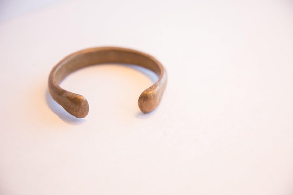 Antique African Snake Cuff Bracelet - image 1