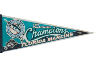 Florida Marlins 1997 World Series Felt Flag Pennant