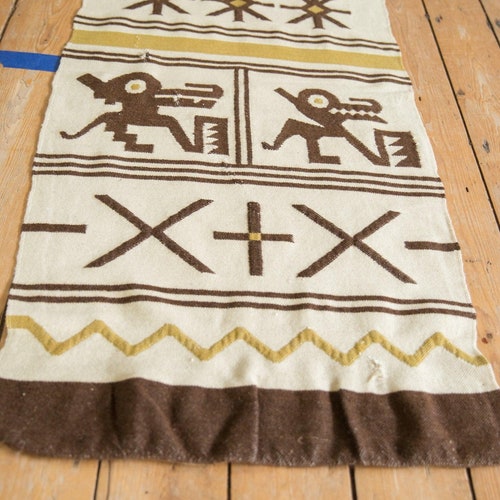 2x4.5 Vintage Moroccan Kilim shops Rug Runner