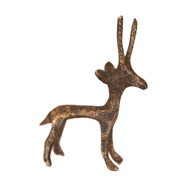 DISCOUNTED Vintage African Small Bronze Gazelle