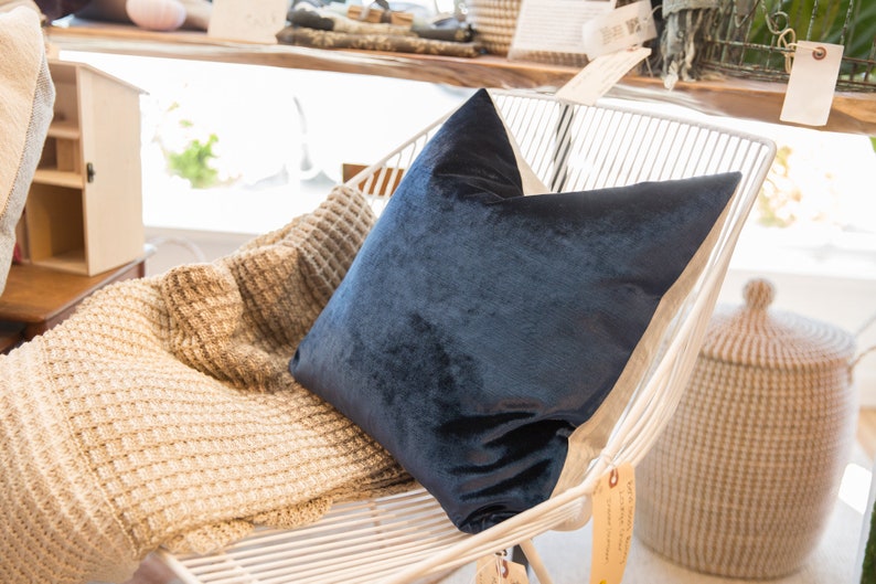 DISCOUNTED Made in USA Luxe Velvet Throw Pillow