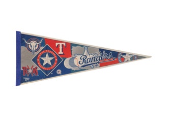 Texas Rangers Felt Flag Pennant