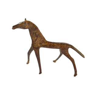 Stary afrykański stop miedzi, koń