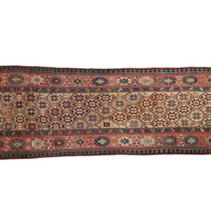 4x11.5 Antique Kazak Rug Runner