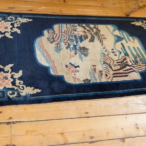 2.5x5.5 Antique Peking Rug Runner image 5