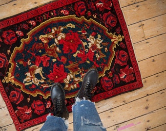 2.5x3.5 Vintage Karabagh Rug