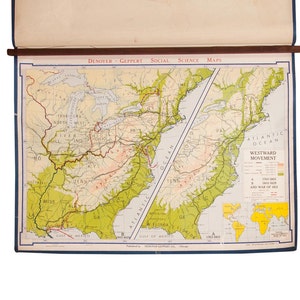 Mappa vintage Denoyer Geppert SCONTATA