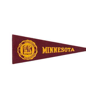 Vintage University of Minnesota Felt Flag