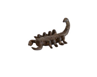 DISCOUNTED Vintage African Dark Bronze Scorpion