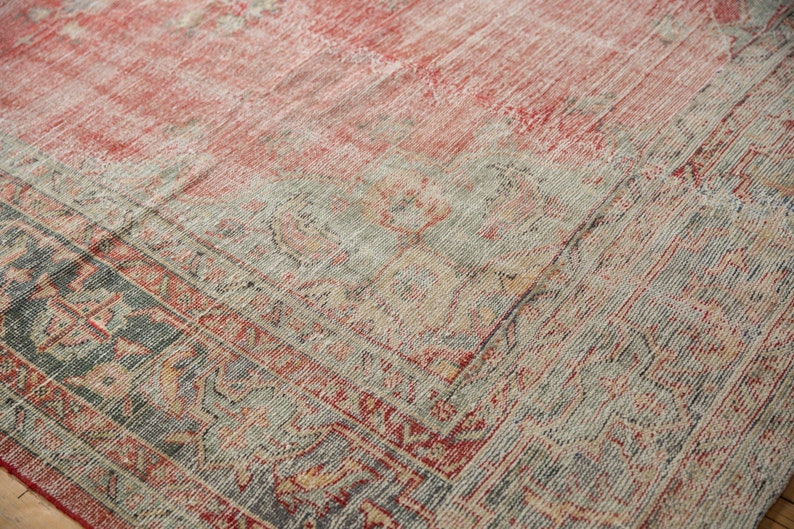 DISCOUNTED 8.5x11.5 Vintage Distressed Oushak Carpet image 7