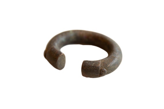 Antique African Bronze Alloy Cuff Bracelet