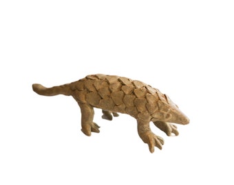 Vintage African Pangolin Sculpture