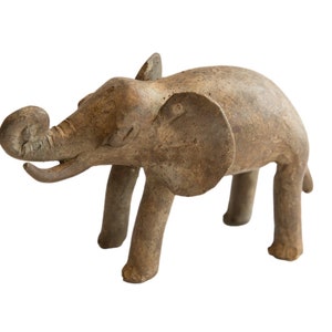 Vintage African Elephant Sculpture